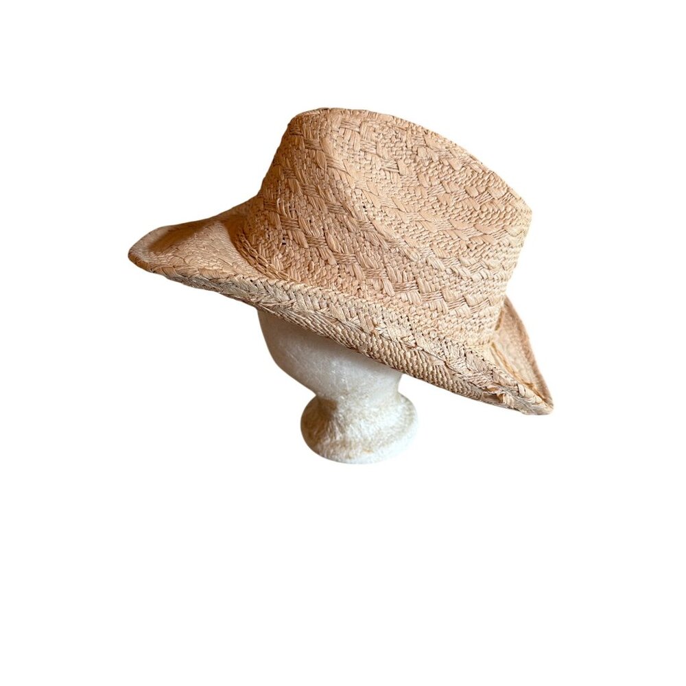 Natural Straw Cowboy Hat 100% Paper Lightweight & Breathable‎ Western